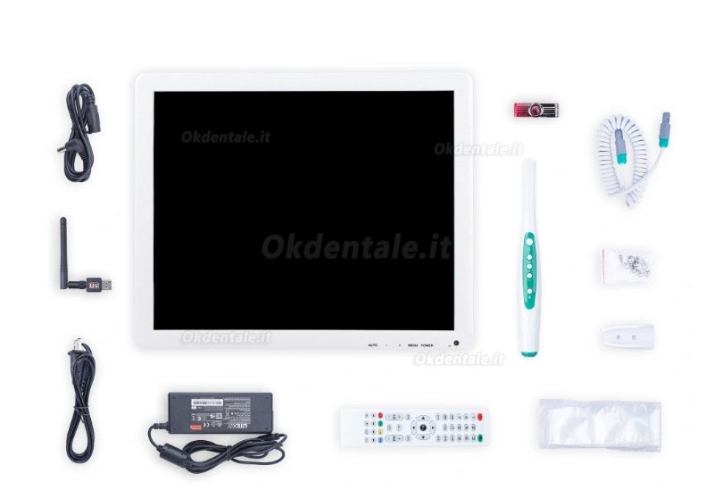 DALAUDE DA-200 Telecamera intraorale dentale con monitor da 17 pollici con disco U+ WiFi  8 megapixel